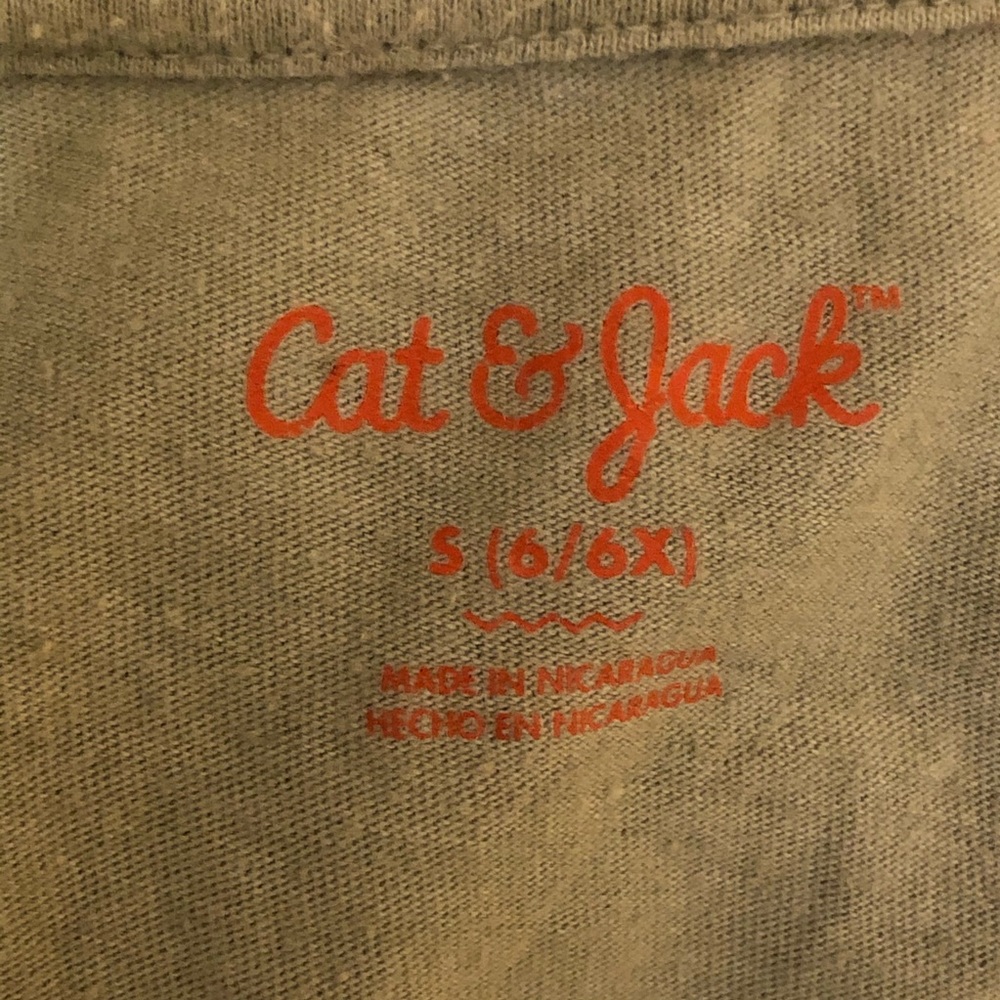 Preloved Cat & Jack Girl’s Tee Shirt - Picture 3 of 4